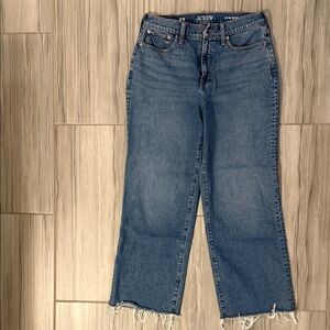 J. Crew Women's slim wide leg jeans